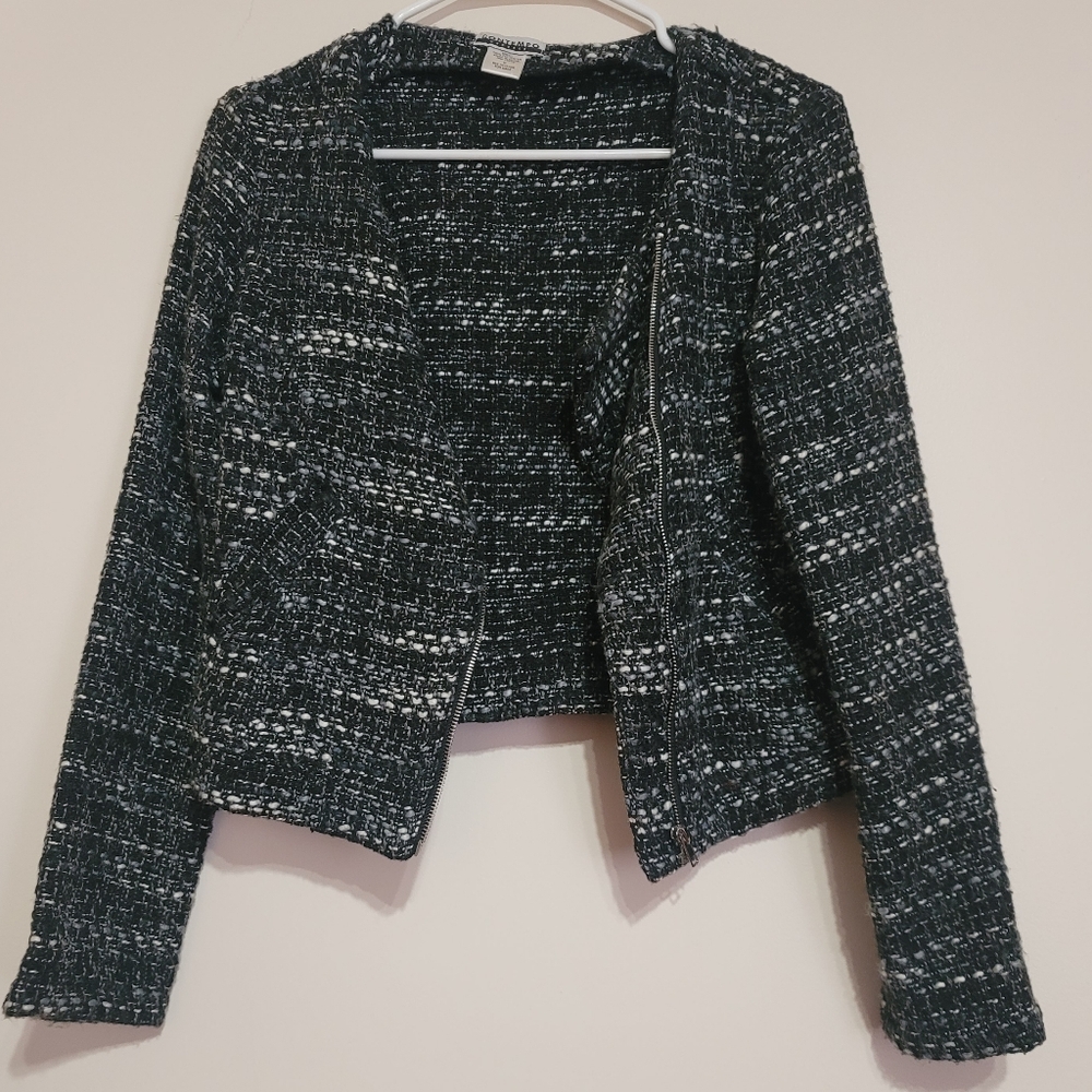 Women's Black Tweed Jacket